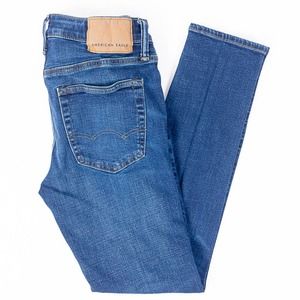 American Eagle Skinny Next Level Airflex Mens Jeans Dark Wash Size 28x30